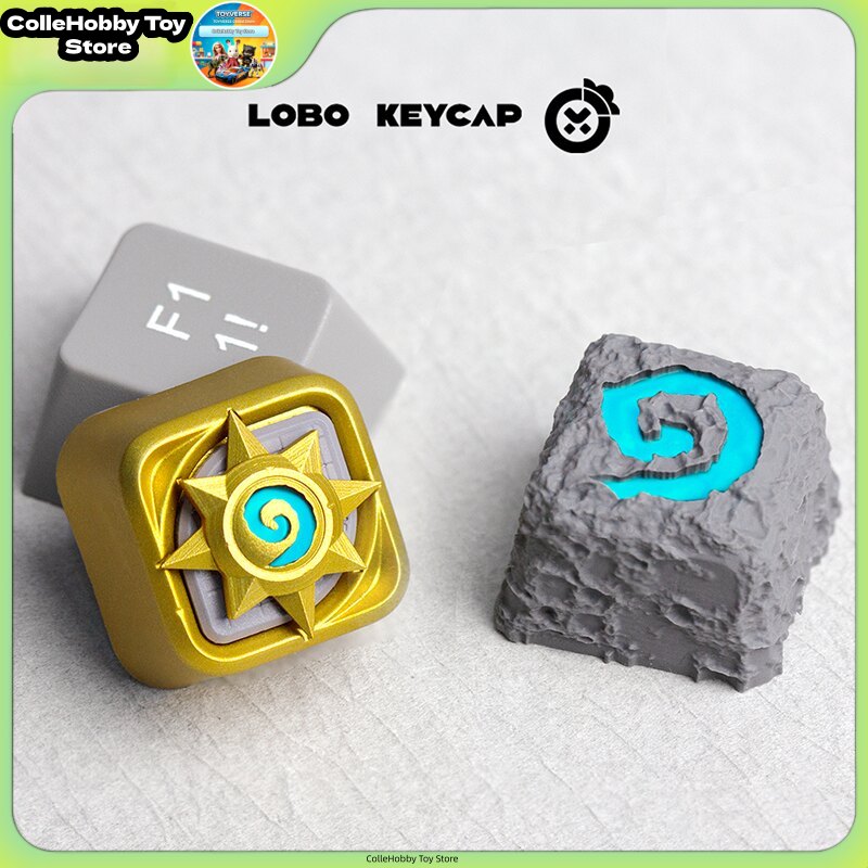Gaming Keyboard Backlit - Lobo Keycap Resin Backlit Artisan Keycap