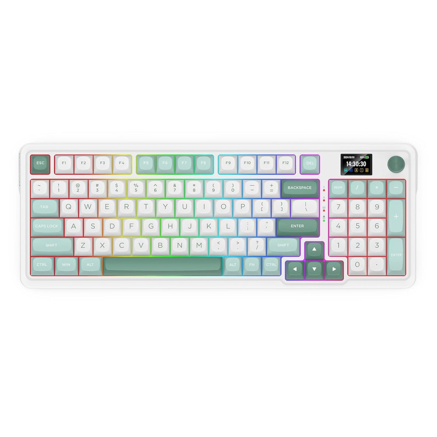 Gaming Keyboard Thocky - Redragon K719 Wireless Gasket Gaming 95