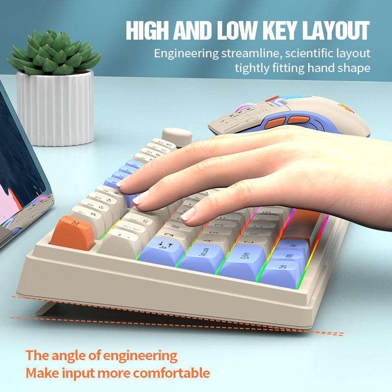 2.4G Dual-Mode Bluetooth Wirel - đánh giá và giá Gaming Keyboard Mouse Wireless