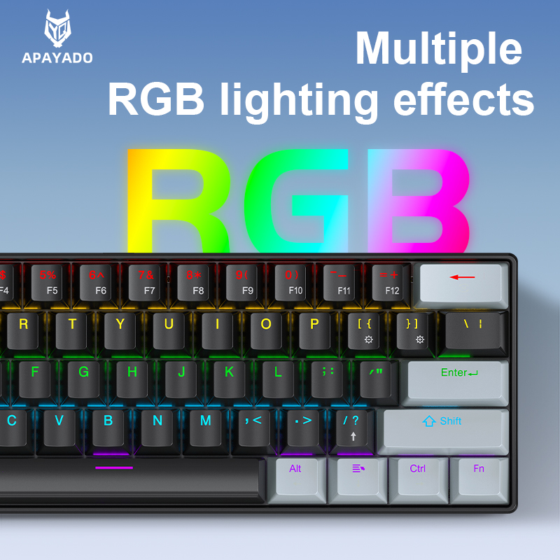 APAYADO K61 Mini Mechanical Ke - đánh giá và giá Gaming Keyboard Thocky
