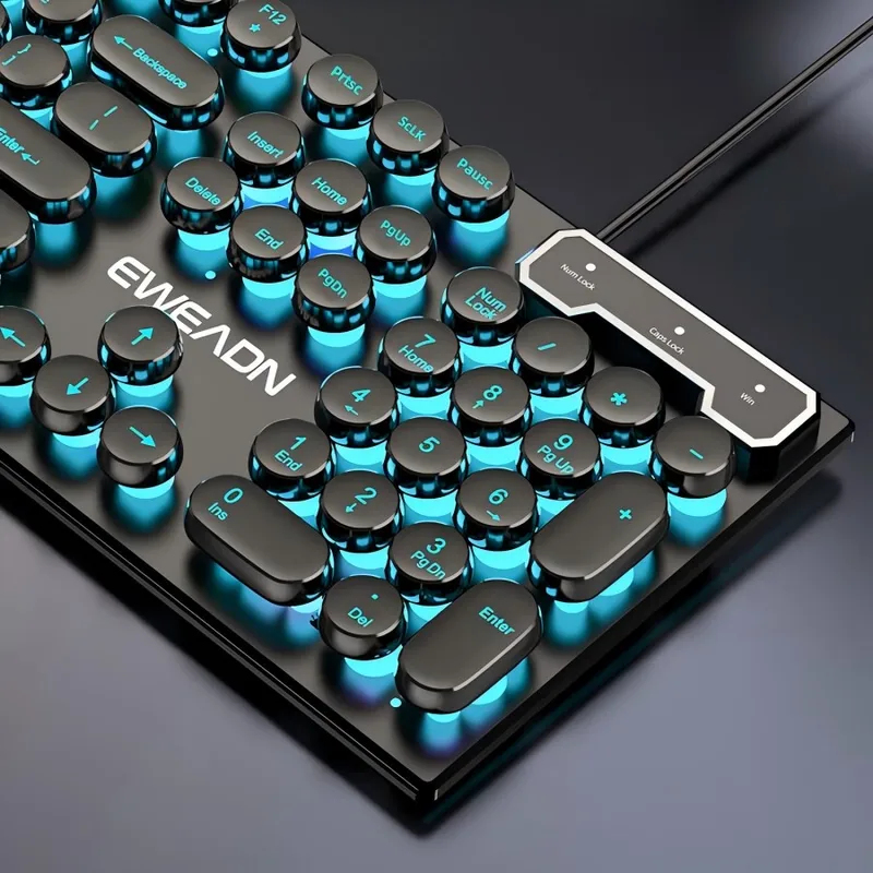 Retro Punk Mechanical Feel Key - đánh giá và giá Gaming Keyboard Backlit
