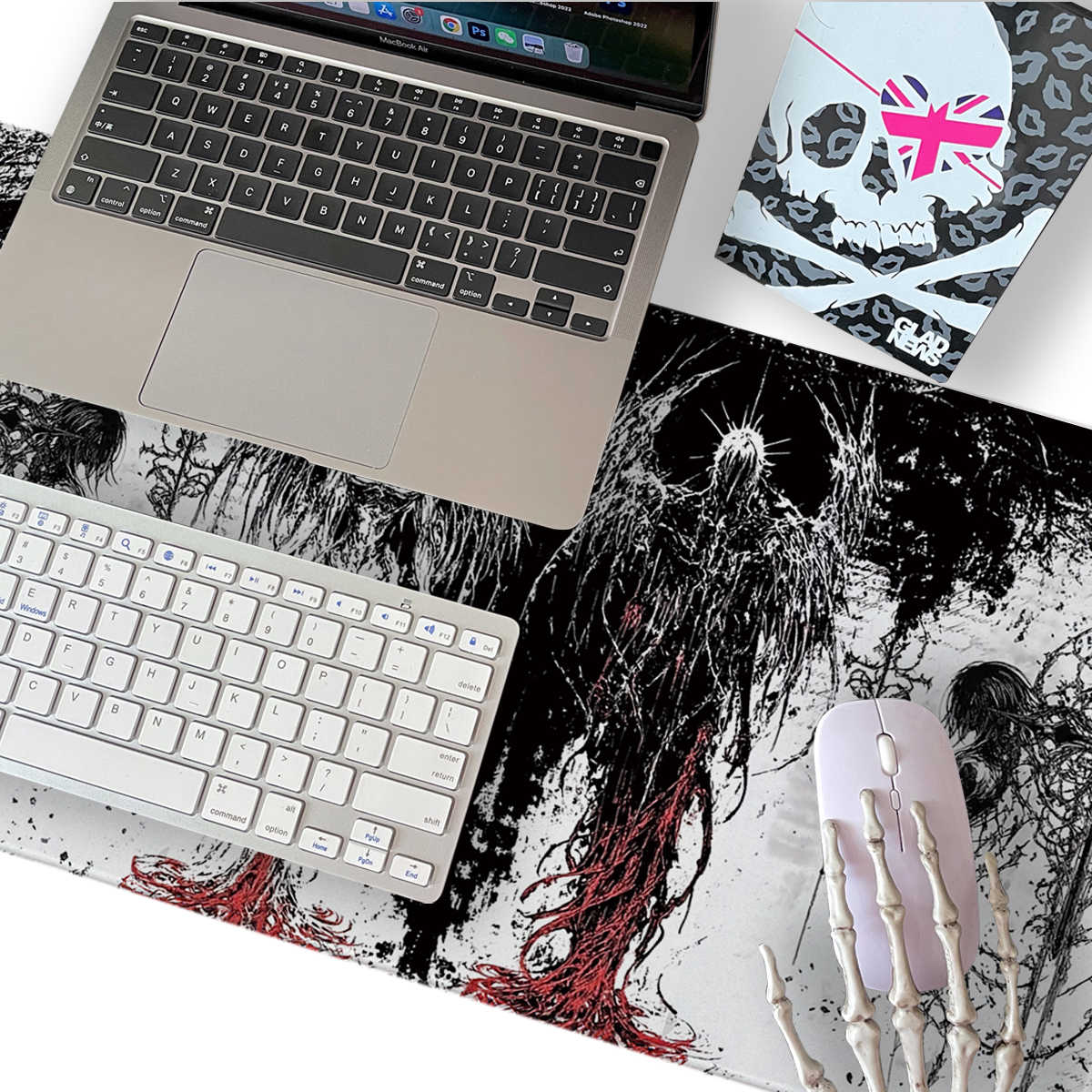 Dark Angel Art Design Large Si - đánh giá và giá Keyboard Gaming Black