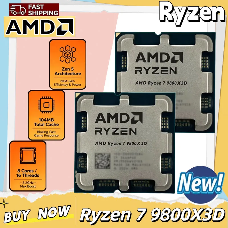 AMD Ryzen 7 9800X3D Game CPU U - đánh giá và giá Amd Cpu Ryzen 7