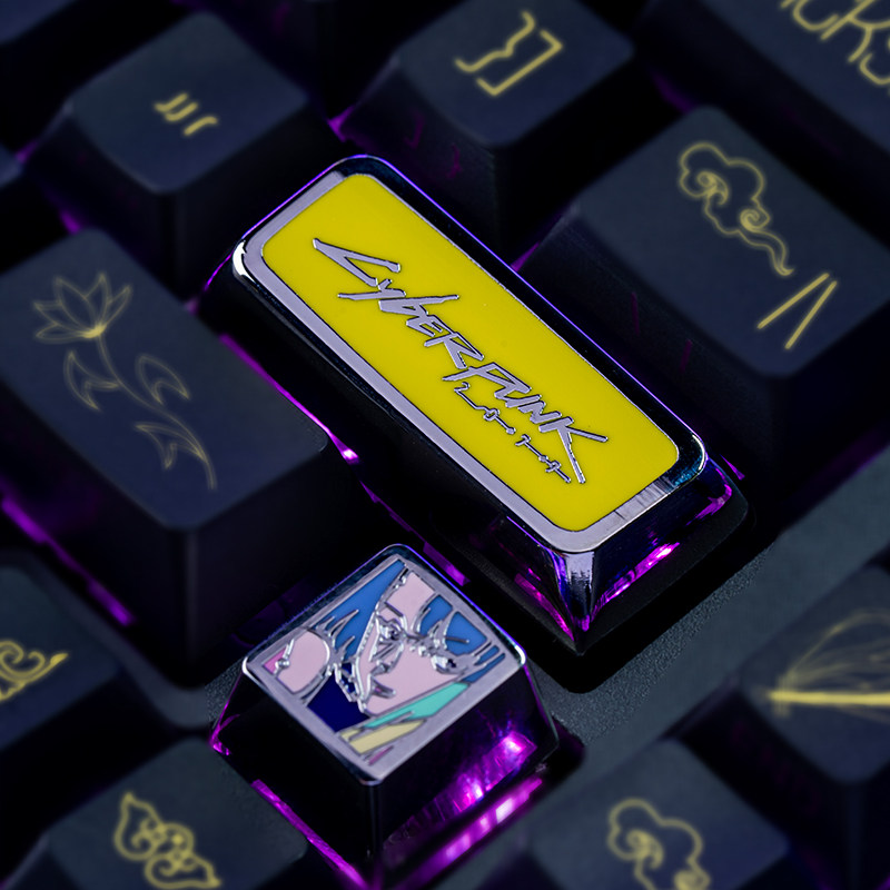 Anime Keycaps Cyberpunk 2077 T - đánh giá và giá Gaming Keyboard Theme