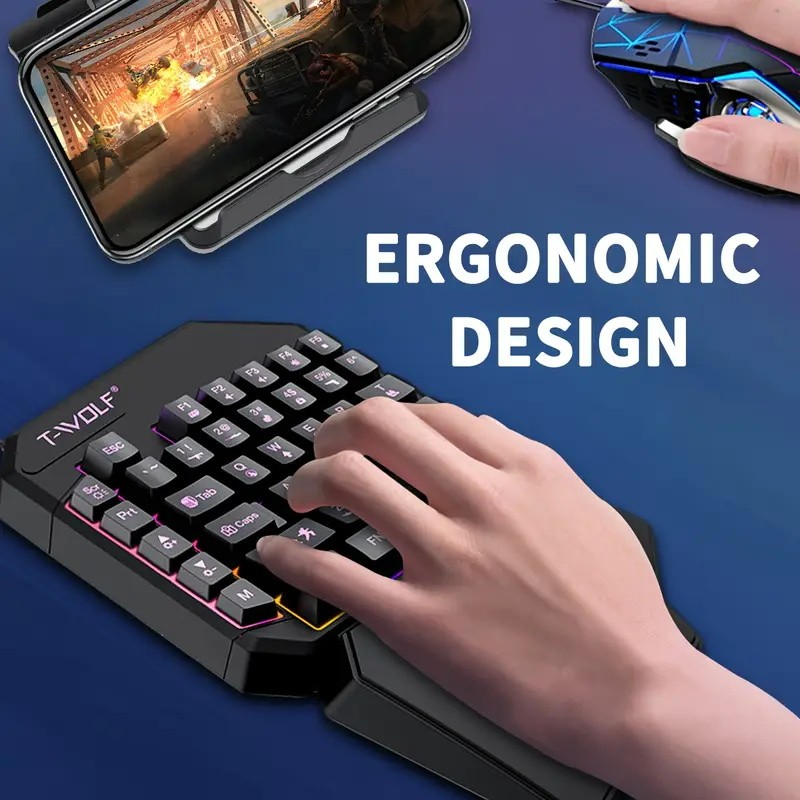 FocusOnPC TF900 2-in-1 Mobile  - đánh giá và giá Gaming Keyboard Hand