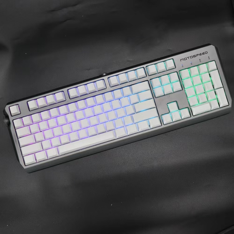 Tùy Chỉnh PBT Trống Trắng Keyc - đánh giá và giá Gaming Keyboard Noise