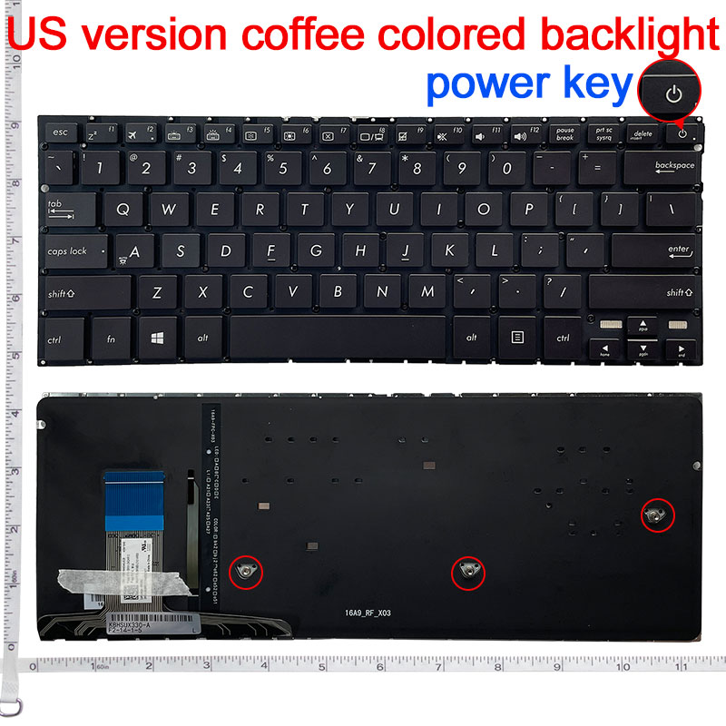 New US laptop Black keyboard f - đánh giá và giá Gaming Keyboard Backlit