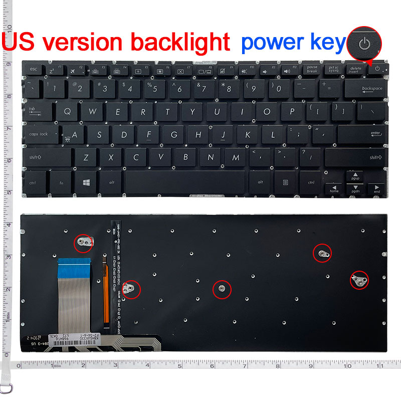 New US laptop Black keyboard f - đánh giá và giá Gaming Keyboard Backlit